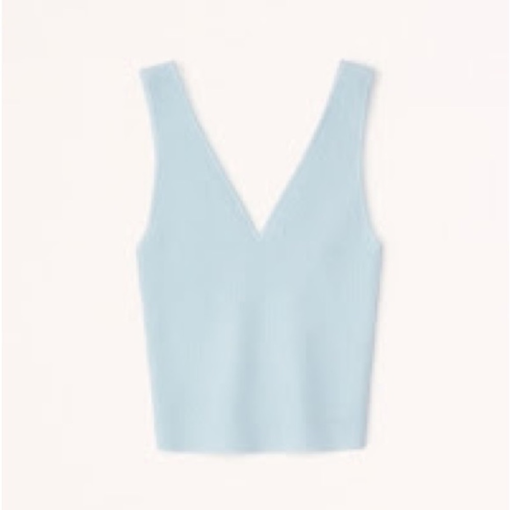 Abercrombie & Fitch Sky Blue Knit Top